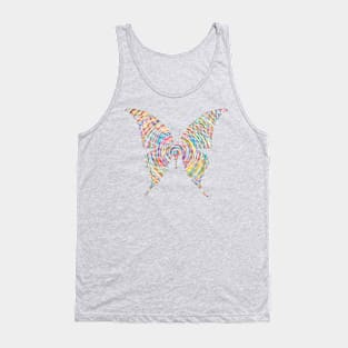 Butterfly Animal Insect Flying Wings Abstract Tank Top